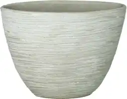 Intratuin Bela Arte bloempot Dick 45 x 20,5 x 34 cm kras cement aanbieding