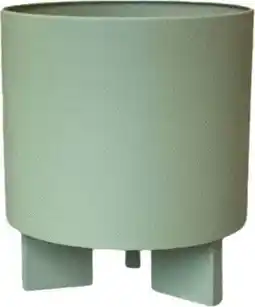 Intratuin Gina Da bloempot op poten Byron groen D 29 H 35 cm aanbieding