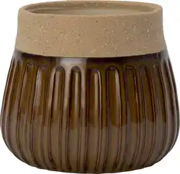 Intratuin Intratuin bloempot Eden bruin D 11 H 9,5 cm aanbieding