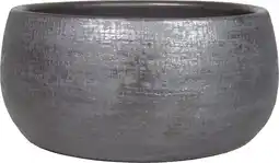 Intratuin Bela Arte plantenschaal Mira zwart D 34 H 15 cm aanbieding
