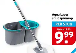 Hoogvliet Aqua Laser split spinmop aanbieding