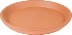 Intratuin Mega Collections plantenschotel Sparta terracotta D 30 H 4,5 cm aanbieding