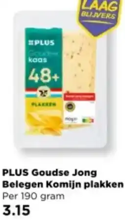 PLUS PLUS Goudse Jong Belegen Komijn plakken aanbieding