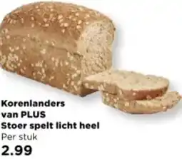 PLUS Korenlanders van PLUS Stoer spelt licht heel aanbieding