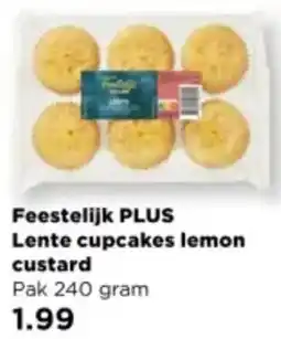 PLUS Feestelijk PLUS Lente cupcakes lemon custard aanbieding