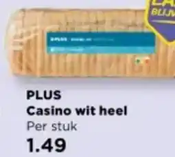 PLUS PLUS Casino wit heel aanbieding