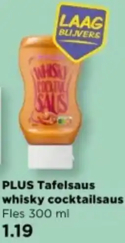 PLUS PLUS Tafelsaus whisky cocktailsaus aanbieding