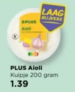 PLUS PLUS Aioli aanbieding