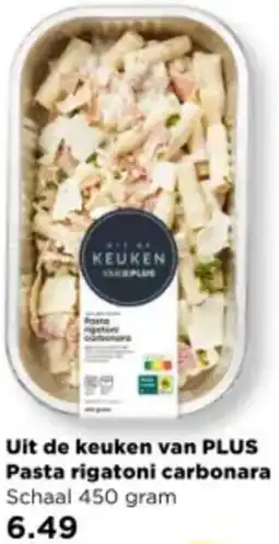 PLUS Uit de keuken van PLUS Pasta rigatoni carbonara aanbieding