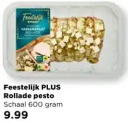 PLUS Feestelijk PLUS Rollade pesto aanbieding