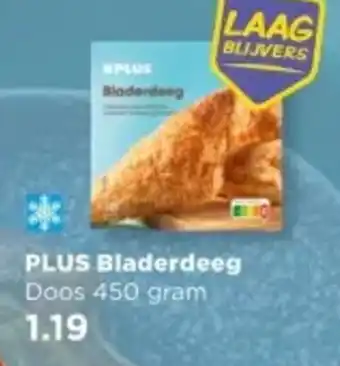 PLUS PLUS Bladerdeeg aanbieding