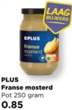 PLUS PLUS Franse mosterd aanbieding