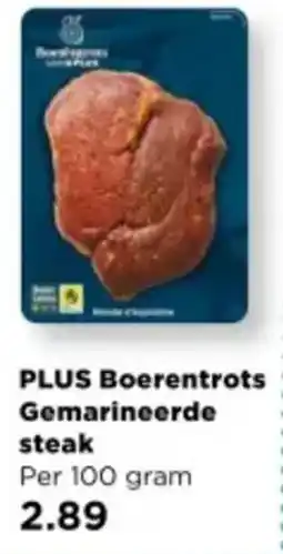 PLUS PLUS Boerentrots Gemarineerde steak aanbieding