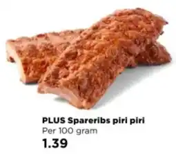 PLUS PLUS Spareribs piri piri aanbieding