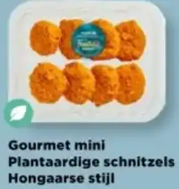 PLUS Gourmet mini Plantaardige schnitzels Hongaarse stijl aanbieding