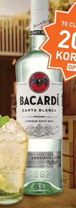 Gall & Gall Bacardi Carta Blanca 70CL Mixen aanbieding