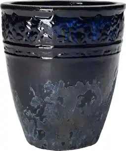 Intratuin Intratuin bloempot Andy blauw D 36 H 40 cm aanbieding