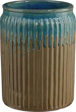 Intratuin Mica Decorations bloempot Lugano bruin D 29 H 40 cm aanbieding
