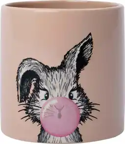 Intratuin Intratuin bloempot Konijn roze D 14 H 13 cm aanbieding