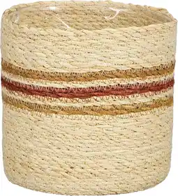 Intratuin Mica Decorations plantenmand Jameson geel D 18 H 18 cm aanbieding