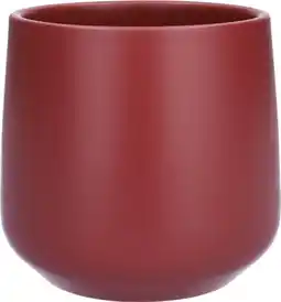 Intratuin Bloempot Puglia rood D 7,4 H 7,5 cm aanbieding