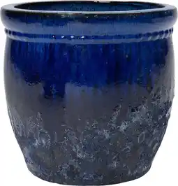 Intratuin Intratuin bloempot Andy blauw D 39 H 37 cm aanbieding