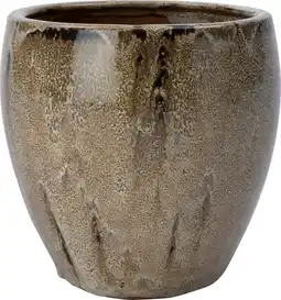 Intratuin Intratuin bloempot Coco bruin D 16 H 16 cm aanbieding