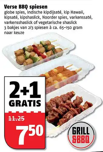 Poiesz Verse BBQ spiesen aanbieding