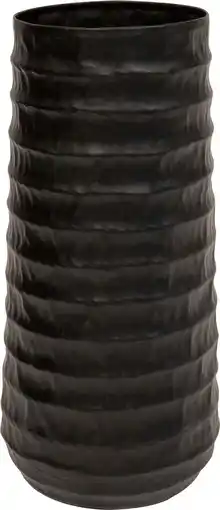 Intratuin TS Collection bloempot Petra hoog zwart D 26 H 56 cm aanbieding