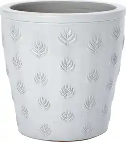 Intratuin Intratuin bloempot Varen wit D 28 H 28 cm aanbieding