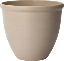 Intratuin Intratuin bloempot Lush Living grijs D 35 H 29 cm aanbieding