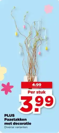 PLUS Plus Paastakken met Decoratie aanbieding