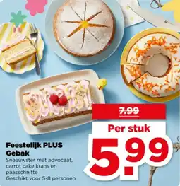 PLUS Feestelijk PLUS Gebak aanbieding