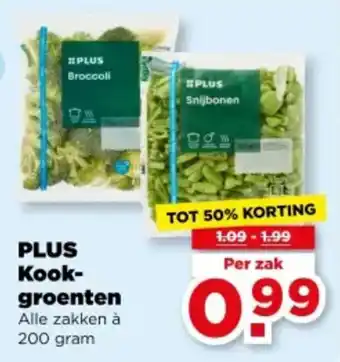 PLUS Plus Kookgroenten aanbieding