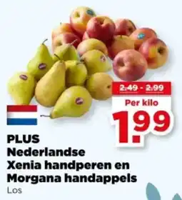 PLUS PLUS Nederlandse Xenia handperen en Morgana handappels aanbieding