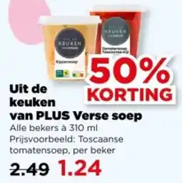 PLUS Uit de Keuken van PLUS Verse soep aanbieding