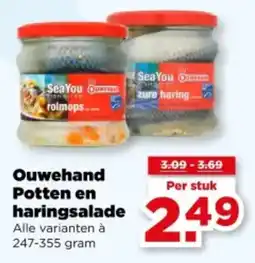 PLUS Ouwehand Potten en Haringsalade aanbieding