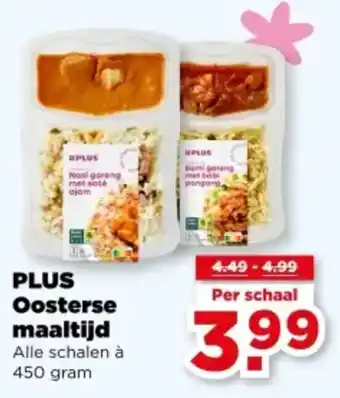 PLUS Plus Oosterse Maaltijd aanbieding