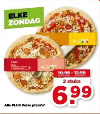 PLUS Alle Plus Verse Pizza's aanbieding