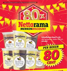 Nettorama Zuivelhoeve Boer'n Vla aanbieding
