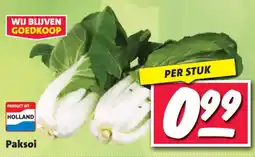 Nettorama Paksoi aanbieding