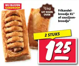 Nettorama Frikandel Broodje XL of Saucijzenbroodje aanbieding