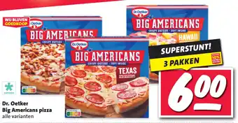 Nettorama Dr. Oetker Big Americans Pizza aanbieding