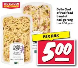 Nettorama Daily Chef of Padifood bami of nasi goreng aanbieding