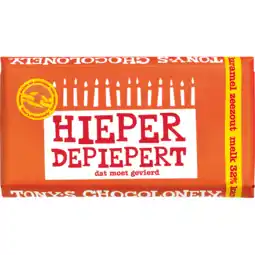 Jumbo Tony's Chocolonely Hieper de Piepert Melk Karamel Zeezout 180 g aanbieding