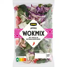 Jumbo Jumbo Japanese Wokmix met Paksoi en Kastanjechampignon 400 g aanbieding