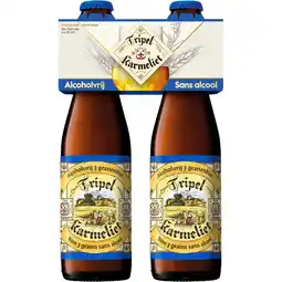 Jumbo Tripel Karmeliet Alcoholvrij Bier Fles 4 x 330ML aanbieding