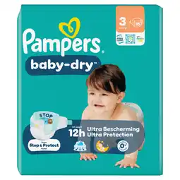 Jumbo Pampers Baby-Dry Maat 3, 35 Luiers aanbieding