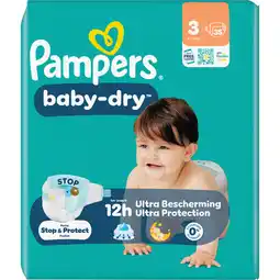 Jumbo Pampers Baby-Dry Maat 3, 35 Luiers aanbieding