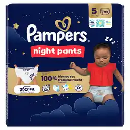 Jumbo Pampers Night Pants Maat 5, 22 Luierbroekjes aanbieding